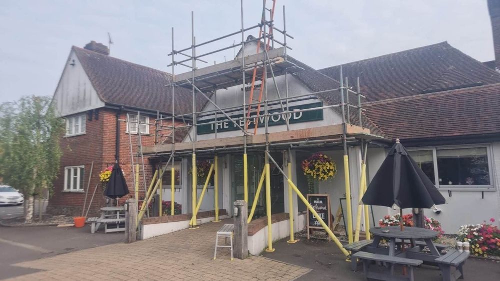 Tower Scaffold + Safety Netting scaffolding project